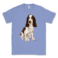 Colony Blue english cocker spaniel Classic Tee - FaDigitalArtStudio