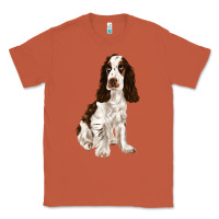Copper english cocker spaniel Classic Tee - FaDigitalArtStudio