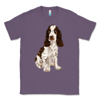 Lavender english cocker spaniel Classic Tee - FaDigitalArtStudio