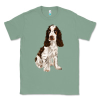 Sage english cocker spaniel Classic Tee - FaDigitalArtStudio