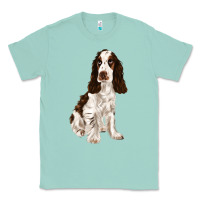 Seafoam english cocker spaniel Classic Tee - FaDigitalArtStudio