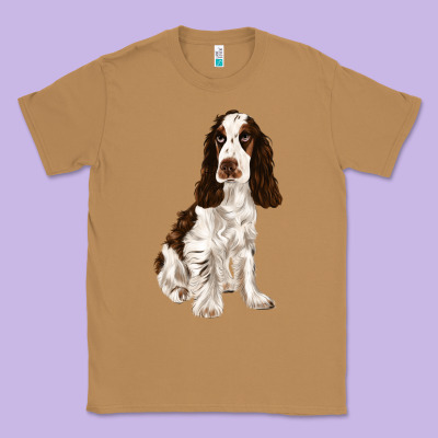 English Cocker Spaniel Classic Tee Designed By Fadigitalartstudio