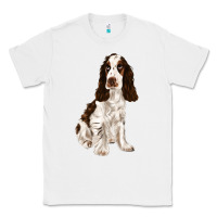 White english cocker spaniel Classic Tee - FaDigitalArtStudio