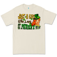 Bone Just a girl who loves St. Patrick's Day Premium Tee - FaDigitalArtStudio