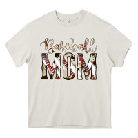 Cream baseball mom Heavy Core Tee - Jasminsmagicworld