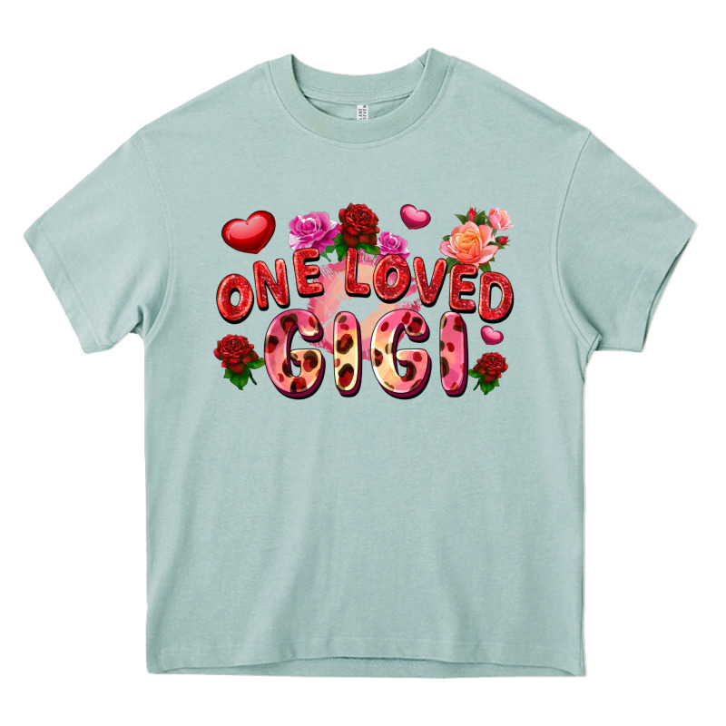 One Loved Gigi Valentine's Day Heavy Core Tee by FaDigitalArtStudio | Teevron
