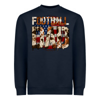 Navy american football dad Heavyweight Sweatshirt - Jasminsmagicworld