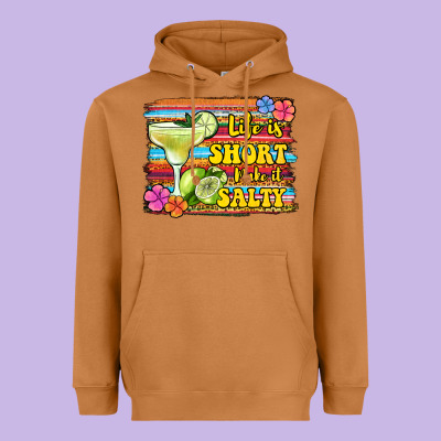 Life Is Short Make It Salty 1 Heavyweight Hoodie Designed By Jasminsmagicworld
