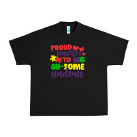 Black proud teacher to ausome students Urban Heavy Tee - CowhideDigitalArt