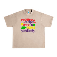 French Oak proud teacher to ausome students Urban Heavy Tee - CowhideDigitalArt