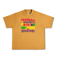Peanut Butter proud teacher to ausome students Urban Heavy Tee - CowhideDigitalArt
