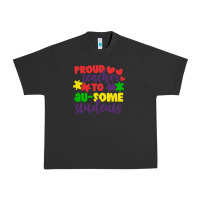 Pigment Black proud teacher to ausome students Urban Heavy Tee - CowhideDigitalArt