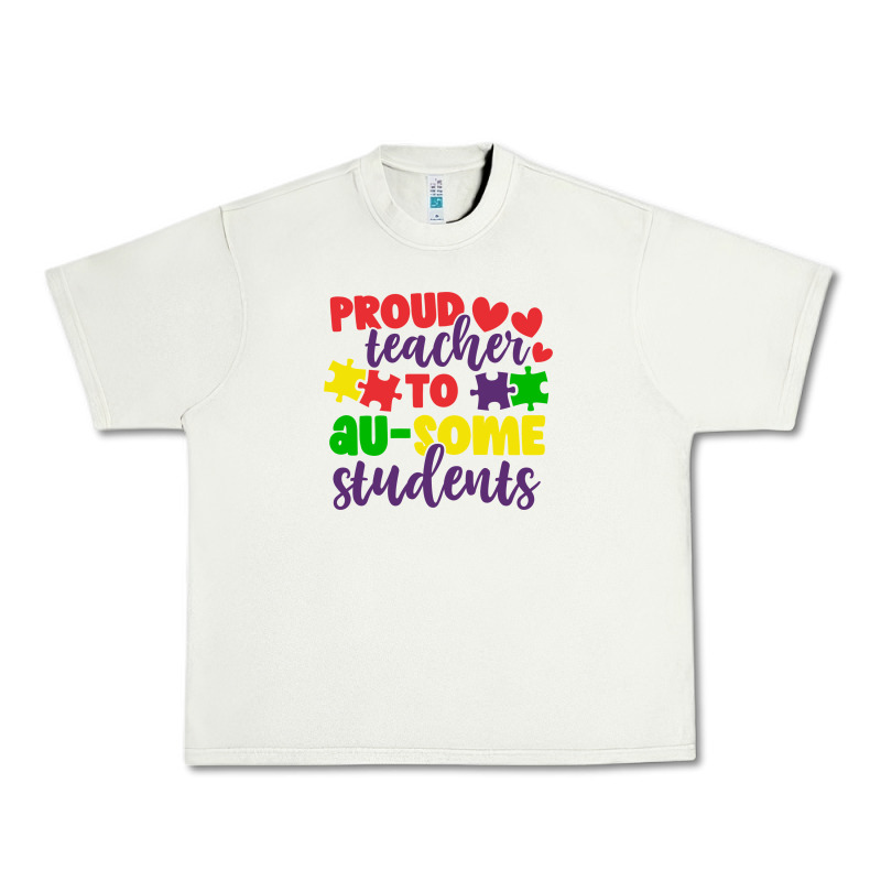Proud Teacher To Ausome Students Urban Heavy Tee by CowhideDigitalArt | Teevron