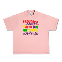 Salmon proud teacher to ausome students Urban Heavy Tee - CowhideDigitalArt