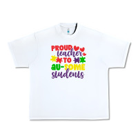 White proud teacher to ausome students Urban Heavy Tee - CowhideDigitalArt