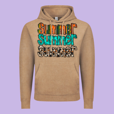 Summer Western Vintage Hoodie Designed By Racoondesign