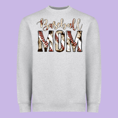 Baseball Mom Heavyweight Sweatshirt Designed By Jasminsmagicworld