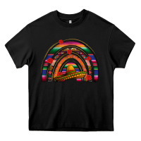 Black Mexico rainbow Heavy Core Tee - FaDigitalArtStudio