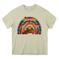 Mossy Mexico rainbow Heavy Core Tee - FaDigitalArtStudio