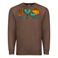 Chestnut peace love pumpkins Premium Sweatshirt - Jasminsmagicworld