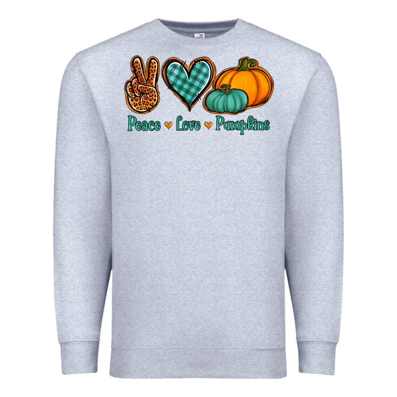 Peace Love Pumpkins Premium Sweatshirt by Jasminsmagicworld | Teevron
