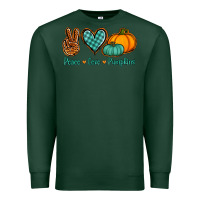 Sports Green peace love pumpkins Premium Sweatshirt - Jasminsmagicworld