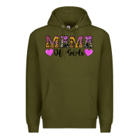 Army Green western mama of girls Premium Hoodie - Artiststas