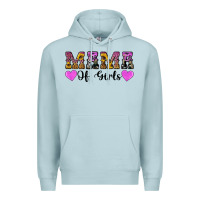 Blue Mist western mama of girls Premium Hoodie - Artiststas