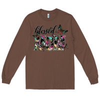 Chestnut blessed mom Long Sleeve Tee - SublimationCraftShop