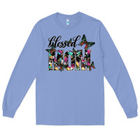 Colony Blue blessed mom Long Sleeve Tee - SublimationCraftShop
