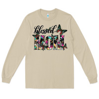 Mushroom blessed mom Long Sleeve Tee - SublimationCraftShop