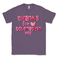 Lavender Thanks for tolerating me Valentine's Day Classic Tee - FaDigitalArtStudio