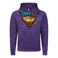 Cloud Purple take no bull Vintage Hoodie - RacoonDesign