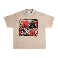 French Oak Wrestling mama red and black Urban Heavy Tee - LillyAllenDesigns
