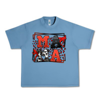 Pebble Blue Wrestling mama red and black Urban Heavy Tee - LillyAllenDesigns