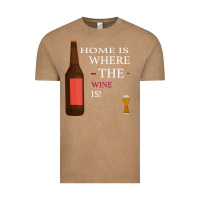 Vintage Coffee HOME IS WHERE THE WINE IS Vintage Tee - Bettercallsaul