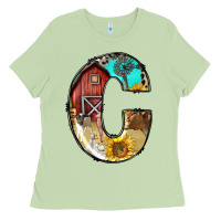Matcha farm life alphabet lowercase letters c Ladies Tee - BundleAndBundleShop