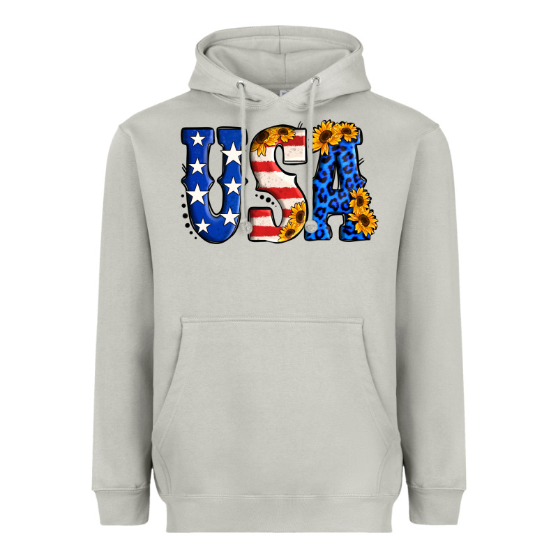 Usa Western Font Heavyweight Hoodie by Jasminsmagicworld | Teevron