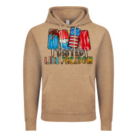 Vintage Coffee tasted like freedom Vintage Hoodie - RacoonDesign