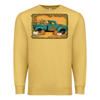 Antique Gold pumpkin farm truck Premium Sweatshirt - Jasminsmagicworld