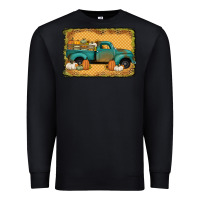 Black pumpkin farm truck Premium Sweatshirt - Jasminsmagicworld