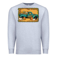 Heather Grey pumpkin farm truck Premium Sweatshirt - Jasminsmagicworld