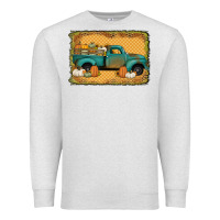 Oatmeal Heather pumpkin farm truck Premium Sweatshirt - Jasminsmagicworld