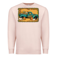 Pale Pink pumpkin farm truck Premium Sweatshirt - Jasminsmagicworld