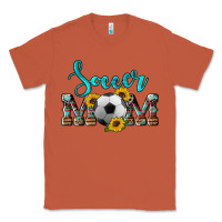 Copper western leopard cowhide sunflowers  glitter mom soccer Classic Tee - Artiststas