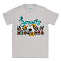Moon Dust western leopard cowhide sunflowers  glitter mom soccer Classic Tee - Artiststas