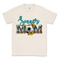Natural western leopard cowhide sunflowers  glitter mom soccer Classic Tee - Artiststas