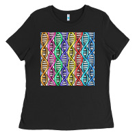 Black dna seamless pattern Ladies Tee - BundleAndBundleShop