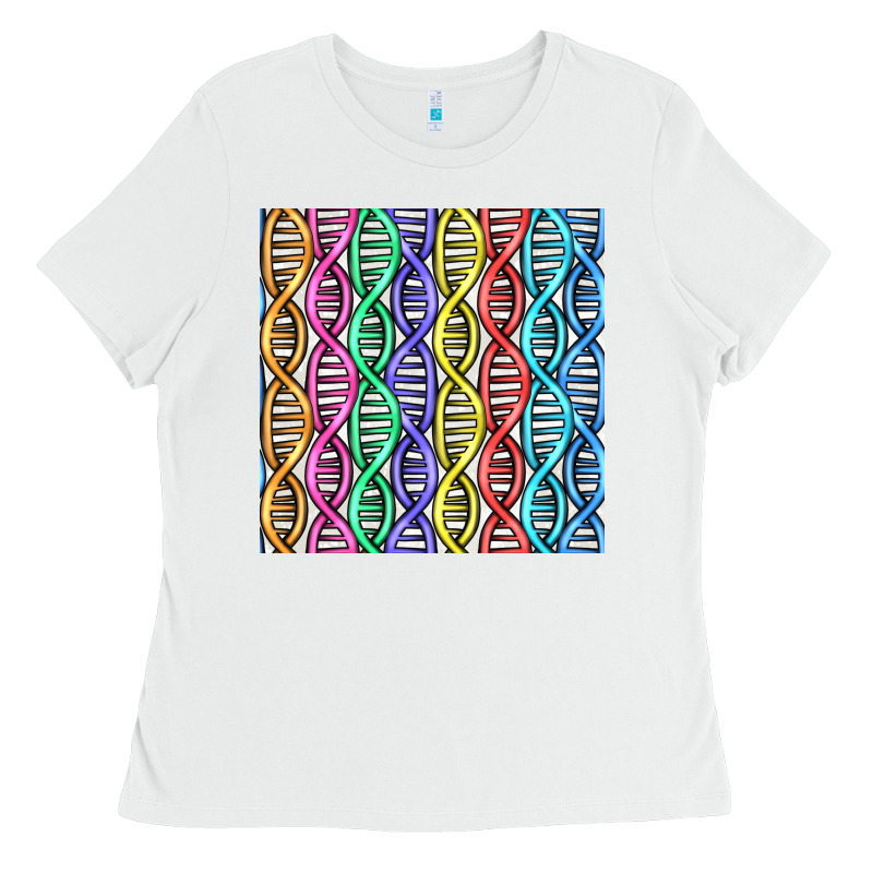 Dna Seamless Pattern Ladies Tee by BundleAndBundleShop | Teevron
