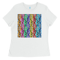 White dna seamless pattern Ladies Tee - BundleAndBundleShop